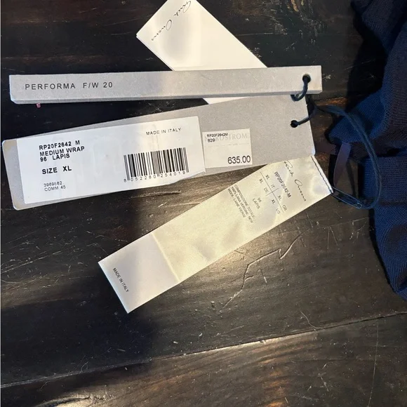 Rick Owens Navy Women's Cardigan - Picture 6 of 6